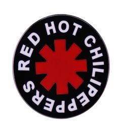 Red pepper Enamel Pin Badge rock band music inspired Brooch04373459