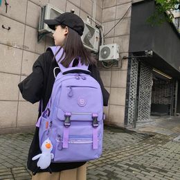 Backpack High School Bookbag Fashion Lovers Rucksack Schoolbag For Girls Boys Waterproof Women Travel Bag Mochila Men