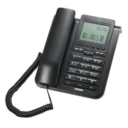 Accessories 2Line Digital Corded Telephone Desk Landline Phone with LCD Display Support 3Way Conference Call/Redial/Autoredial/Set Key