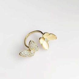 Valentine ring first choice for important holiday gifts High Beimu Butterfly Ring Luxury Finger Female with common vnain