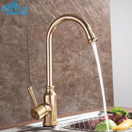Bathroom Sink Faucets Doodii And Cold Water Classic Kitchen Mixer Space Aluminium Anodizing Swivel Basin Faucet 360 Degree Rotation