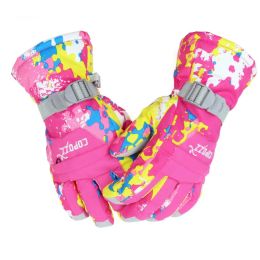 Gloves COPOZZ Girl's Children ski gloves Snowboard Gloves Motorcycle Winter Skiing Riding Climbing Waterproof Snow Gloves