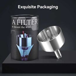 Bar Tools Stainless steel magic distributor double old wine Philtre distributor air Philtre funnel with tempting Philtre 240426