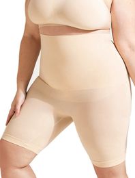 High Waisted Body Shaper Shorts Shapewear for Women Tummy Control Thigh Slimming Plus Size Waist Trainer Shapers Panties 240425