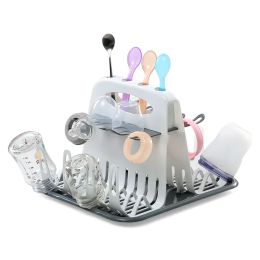 Feeding Portable Cleaning Dryer Baby Milk Bottle Drying Rack Bottle Dryer Holder for Feeding Bottles Accessories Drain Tray Water Cup