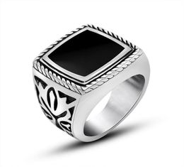 316L Stainless Steel Ring For Men Jewellery Punk Rock Vintage Style High Quality Finger Rings Casual Accessories 9054887097