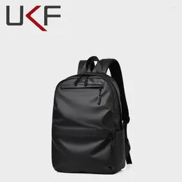 Backpack UKF High Quality Men Ultralight For Male Soft Polyester Fashion School Laptop Waterproof Travel Shopping Bags