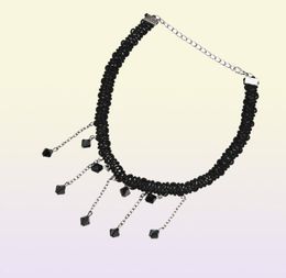 Stylish Pendant Necklace Women Necklaces Chain Ladies Jewellery Beads Tassel Choker Pendant Couple Collares De Moda 2019 NEW L07098990386