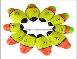 Sports Outdoors Fishing Aessories 1Pc Luminous Floating 40G100G Foam Float Red Green Led Night Electronic Head AntiCollision L9966411