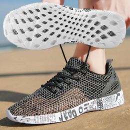 Boots Hight Quality Summer Mens Casual Shoes Aqua Shoes Origin Air Mesh Sneakers Fashion Foam Sport Footwear Beach Shoes Water Shoes