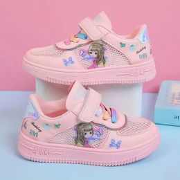 Boots 2023 Popular Shoes Girls Fashion Pink Cartoon Sneakers Kids Spring Sports Shoes Children Summer Casual Outdoor Shoes 26 to 37