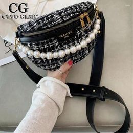Shoulder Bags Cvvo Glmc Pearl Designer Crossbody For Women 2024 Winter Handbags Female Travel Trending Hand Bag