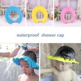 Safe Shampoo baby Shower Cap Bathing Bath Protect Soft Cap Hat For Baby Children Kids Gorro de ducha Tonsee ss1827 240412