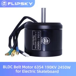 Part Flipsky Brushless Sensored Motor for Electric Bike/Skateboard BLDC Belt Motor 6354 190KV 2450W Shaft 8mm