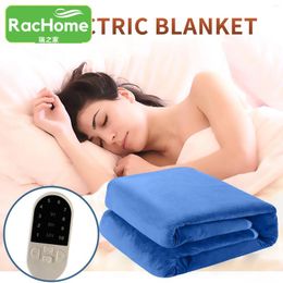 Blankets Electric Blanket Warm 110v Automatic Protection Type Brush Velvet Heated Electric-mat