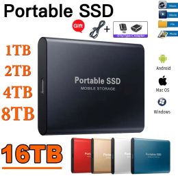 Boxs Portable Original Highspeed 1TB SSD External Solid State Hard Drive USB3.1 Interface 500GB SSD Mobile Hard Drive for Laptop mac