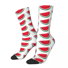 Men's Socks Classic Watermelon Harajuku Super Soft Stockings All Season Long Accessories For Unisex Gifts