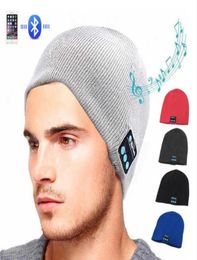 selling Wireless Bluetooth headphones Music hat Smart Caps Headset earphone Warm Beanies winter Hat with Speaker Mic for sport8097702