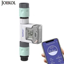 Wifi Smart Water Flow Meter Gauge For Outdoor Garden Hose Watering Irrigation Rv Travel Measuring Water Consumption 240423