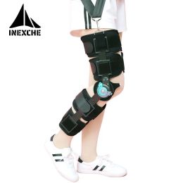 Pads Knee Joint Fixation Bracket Adjustable Hinged Knee Patella Brace Injury Recovery Knee Orthosis ROM Brace and Leg Support