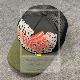 Kapital Hat Fashion Baseball Cap Sugar Colored Patchwork Letter Print Sun Shading Truck Driver Hat Casual Shopping Japanese Truck Trend 5278