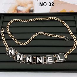 Chanells Women Gold Chains Belts Letter Fashion Designers Belt Silver Link Luxury Waist Chain Womens Metal Alloy Accessories Waistband Girdle Suit 351