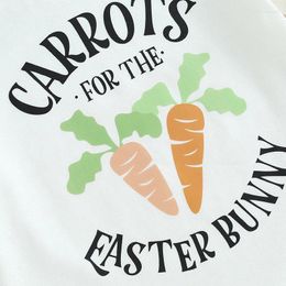 Clothing Sets Toddler Baby Boy Easter Clothes Carrot Print Short Sleeve T-Shirt With Shorts 2Pcs Casual Outfit