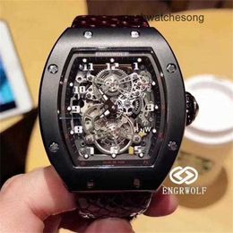 Swiss Luxury Watches Mechanical Watch Chronograph Wristwatch 1701 Series 2824 Automatic Machine Black Pottery Snake Belt Men Swiss Brand Des C1CX