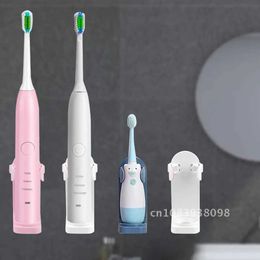 Toothbrush Holders Electric toothbrush holder wall mounted bathroom space saving trackless toothbrush organizer bracket adhesive holder accessories 240426