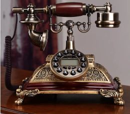 Accessories Fashion antique telephone american vintage home phone old fashioned fitted/Redial / Handsfree / backlit version Caller ID