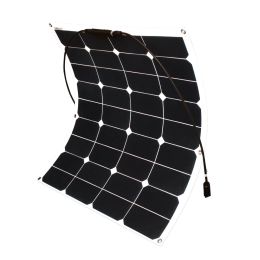 Chargers 60W Flexible Soalr Panel 23% Highefficiency ETFE Sun Power Panel Soalr PV Module 12V Battery Charger For Car/RV/Yacht/Boat