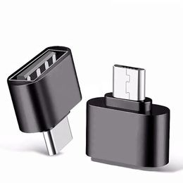 OTG adapter mobile phone USB card reader usb2.0 to type-c micro Android v8 tpc adapter