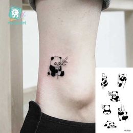 Tattoo Transfer Rocooart Animal Waterproof Temporary Tattoo Sticker Flamingo Cat Fox Tatoo Body Art Women New Fake Taty Tatuaje Cute Small Tatto 240426