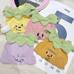 INS Pet Fruit Vest Puppy Dog Clothes Summer Thin Cat Teddy Yorkshire Schnauzer Maltese Small Cute Cooling 240423