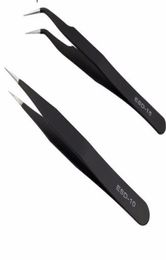 1 Eyelash Extension Tweezers Makeup Tools For Lashes Building Matte Eye Tweezers False Eyelashes5315173