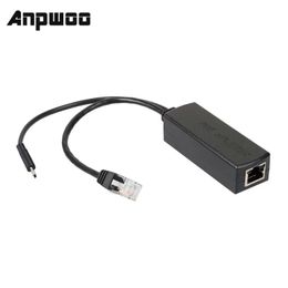 ANPWOO IEEE 802.3af Micro USB Active PoE Splitter Power Over Ethernet 48V To 5V 2.4A for Tablet Dropcam or Raspberry Pi