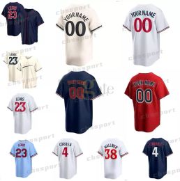 Cheap Twins Custom Baseball Jerseys Royce Lewis Carlos Correa Kyle Farmer Matt Wallner Byron Buxton home away jersey men women Youth S-3XL