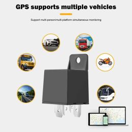 Alarm C13 Car Relay Vehicle Tracker Fuel Cutter Motorcycle Acc Detection Relay Mini GPS Tracker Oil And Off Power Antitheft Locator