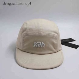 Kith 5 Panel Fashion Designer Camp Cap Adjustable Baseball Cap Snapback Hip Hop Trucker Caps for Men Kith Women Dad Hats Casual Sun Visor Outdoor Kith Hat 3828