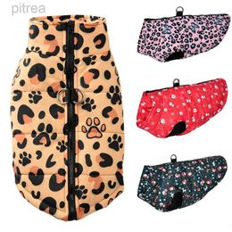 Dog Apparel Winter Dog Clothes for Small Medium Dogs Waterproof Warm Leopard Christmas Puppy Jacket Coat Chihuahua French dog Outfits d240426