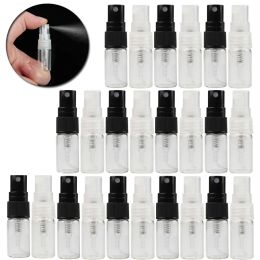 Bottles 50pcs 2ml 3ml 5ml 7ml 10ml Empty Glass Spray Bottle Sample Glass Vials Portable Mini Perfume Atomizer Refillable Bottles Travel