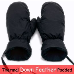 Gloves Thermal Snowboard Ski Gloves Men Women Winter Warm Snow Mountain Skiing Snowmobile Mittens Kids Long Rope Hang