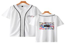 stray kids Short sleeve Baseball shirt WomenMen College style Comfortable Summer spring New Style Couple wear 20197382102