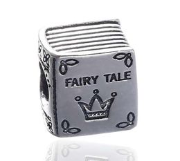 100 925 Sterling Silver Book of fairy tales Charms Fit Original European Charm Bracelet Fashion Women Wedding Engagement Jewellery 22159747