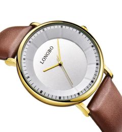 LONGBO 2020 Luxury Quartz Watch Casual Fashion Leather Watches Men Women Couple Watch Sports Analogue Wristwatch Gift 80238309r5413281