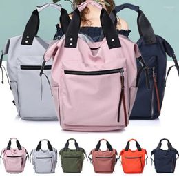 Backpack Style Women Girl Rucksack Satchel Laptop Shoulder School Bag Nylon Multi-Function Female Ladies