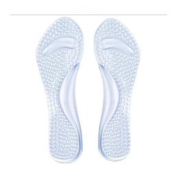 2024 Orthopaedic Silicone Insoles High Heels Foot Cushion Arch Support Shoes Pads Transparent Anti-slip Massaging Metatarsal Cushionfor High