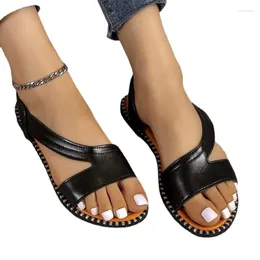 Casual Shoes Women 36-43 Plus Size Summer Fashion 2024 Women's Sandals Bohemian Flat Outdoor Comfortable Mujer