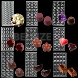 Moulds Pastry Tools, Polycarbonate Chocolate Mould Chocolate Bomb Heart Bullet Shape Sweets Candy Bonbons Confectionery Baking Mould