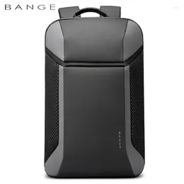 Backpack Mochila Bange 15.6-inch Business Men's Large Capacity Simple Style Surface Waterproof With USB Charging Port